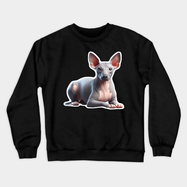 American Hairless Terrier Crewneck Sweatshirt by millersye